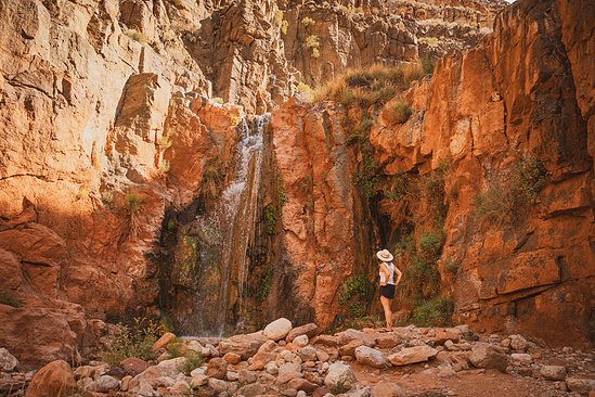 Landscape — canyon waterfall