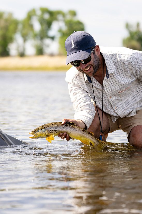 Fly fishing catch